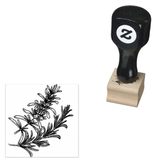 Kräuterdecke Gummistempel (Stempel)