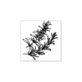 Kräuterdecke Gummistempel (Prägung)