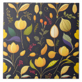 Kräuterdesign Keramik Tile Fliese (Vorderseite)