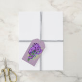 Kräuterdrache Lavendel Geschenkanhänger (Mit Garn)