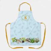 Kräuterdragonflies Monogram Schürze (Vorderseite)