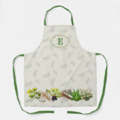 Kräuterdragonflies Monogram Schürze (Vorderseite)