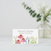 Kräuterfarm Echinacea Visitenkarte (Stehend Vorderseite)