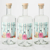 Kräuterfrüchte aromatisierte Essige Zuhause-Konser Alkoholflaschenetikett (Flaschen)