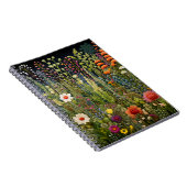 Kräutergarten bestickt Notebook & Journal Notizblock (Rechte Seite)