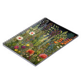 Kräutergarten bestickt Notebook & Journal Notizblock (Linke Seite)