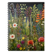 Kräutergarten bestickt Notebook & Journal Notizblock (Vorderseite)