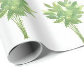 Kräutergarten, botanisch, wasserfarbig geschenkpapier (Rolleneckpunkt)