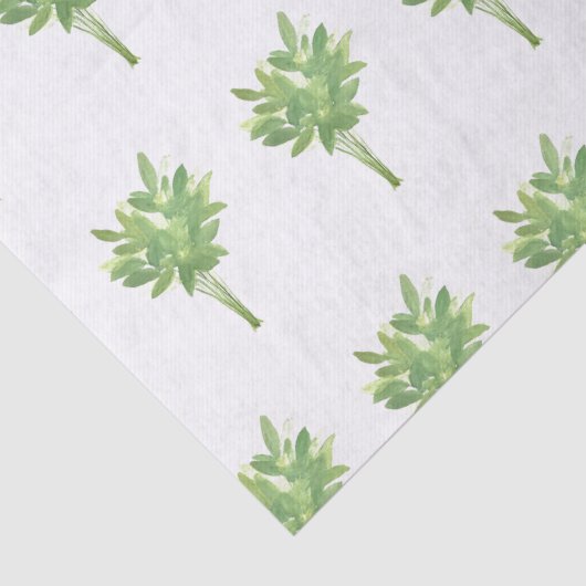 Kräutergarten, botanisch, wasserfarbig seidenpapier (Detail)