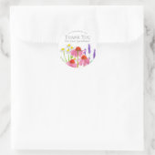 Kräutergarten Vielen Dank für Ihren Einkauf Runder Aufkleber (Tasche)