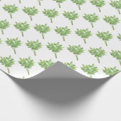 Kräutergeist botanischer Garten Wasserfarbmuster K Geschenkpapier (Ecke)