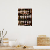 Kräutergläser Poster (Küche)