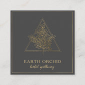 Kräutergold + Apothekargold Quadratische Visitenkarte (Vorderseite)