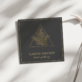 Kräutergold + Apothekargold Quadratische Visitenkarte