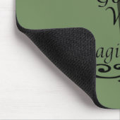 Kräutergrüne Hexenzauberei, Naturmedizin Mousepad (Ecke)
