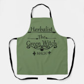 Kräutergrüne Hexenzauberei, Naturmedizin Schürze (Vorderseite)