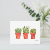 Kräutergummi Postkarte (Stehend Vorderseite)