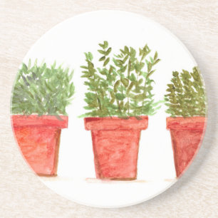 Kräutergummi Untersetzer