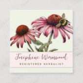 Kräutergurke Echinacea Quadratische Visitenkarte (Vorderseite)