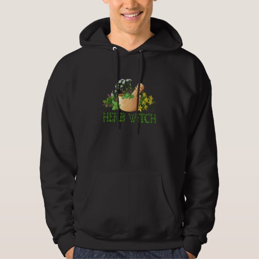 Kräuterhexe Hoodie (Vorderseite)