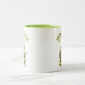 Kräuterhexe - natürliches Heilen, Kräuter, Zweifarbige Tasse (Mittel)