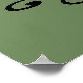 Kräuterhexe Poster (Ecke)