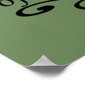 Kräuterhexe Poster (Ecke)