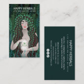 Kräuterist Visitenkarte (Vorne/Hinten)