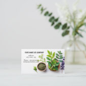 Kräuterist Visitenkarte (Stehend Vorderseite)