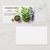 Kräuterist Visitenkarte (Vorne/Hinten)