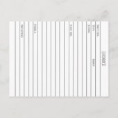 Kräuterkarton Licorice Herb Materia Medica Postkarte (Rückseite)