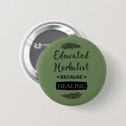 Kräuterkunde Button (Vorne & Hinten)