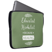 Kräuterkunde Laptopschutzhülle (Vorne Rechts)