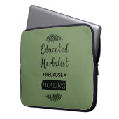 Kräuterkunde Laptopschutzhülle (Vorderseite Links)