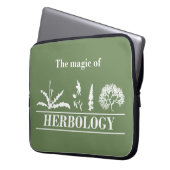 Kräuterkunde Laptopschutzhülle (Vorderseite Links)