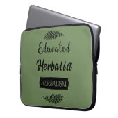 Kräuterkunde Laptopschutzhülle (Vorderseite Links)