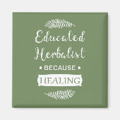 Kräuterkunde Magnet (Vorne)