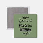 Kräuterkunde Magnet (Vorderseite/Rückseite)