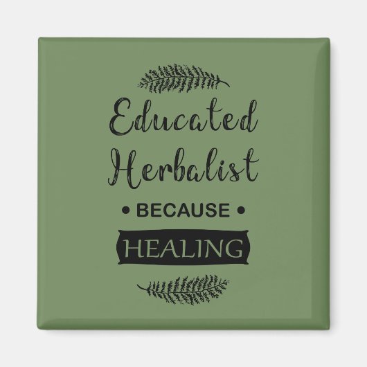 Kräuterkunde Magnet (Vorne)