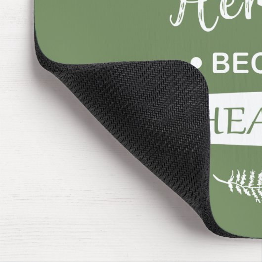 Kräuterkunde Mousepad (Ecke)