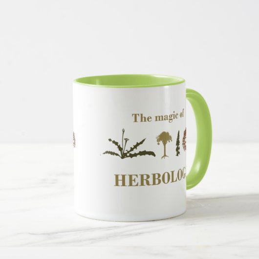 Kräuterkunde Tasse (VorderseiteRechts)