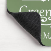 Kräuterkunst der grünen Hexenzauber Mousepad (Ecke)