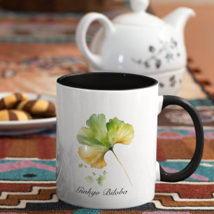 Kräuterleben: Ginkgo Biloba anpassbar Tasse