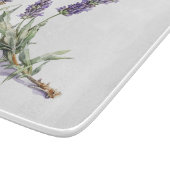 Kräuterleben: Lavendel, anpassbar Schneidebrett (Ecke)