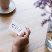 Kräuterleben: Lavendel, anpassbar Visitenkarte