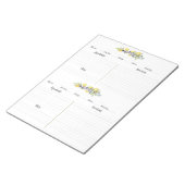 Kräuterlemonen Botanische Linde Rezepte Notizblock (angewinkelt)