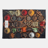 Kräutermonogramm Geschirrtuch (Horizontal)