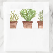 Kräutern Salbei, Rosmarin, Thymian Rechteckiger Aufkleber (Tasche)