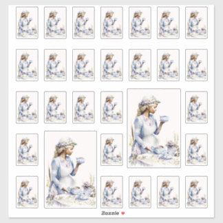 Kräuterpflanze 2 aufkleber