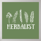 Kräuterpflanze Poster (Vorne)